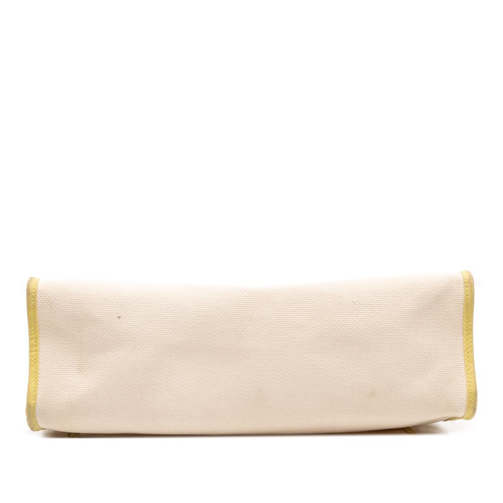 Hermès B Hermès Brown Beige Canvas Fabric Toile Herbag Zip 31 France