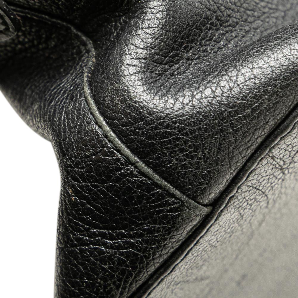 Burberry B Burberry Black Calf Leather Dome Handbag United Kingdom