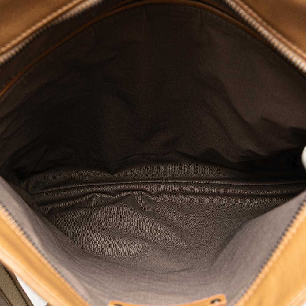 Bottega Veneta B Bottega Veneta Brown Light Brown Nappa Leather Leather Nappa Intrecciato Crossbody Italy