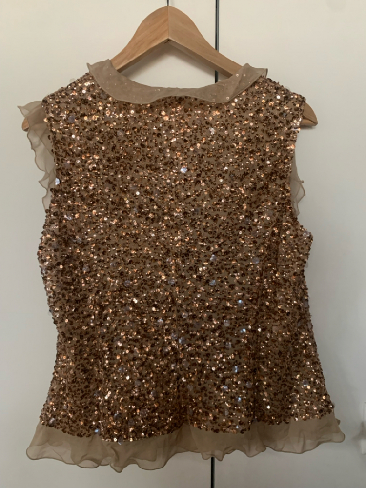 Valentino Vintage Paillettentop