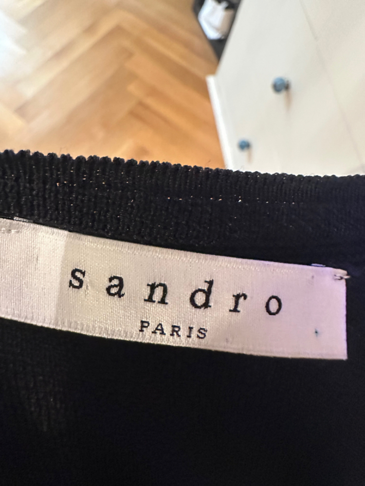 Sandro black dress