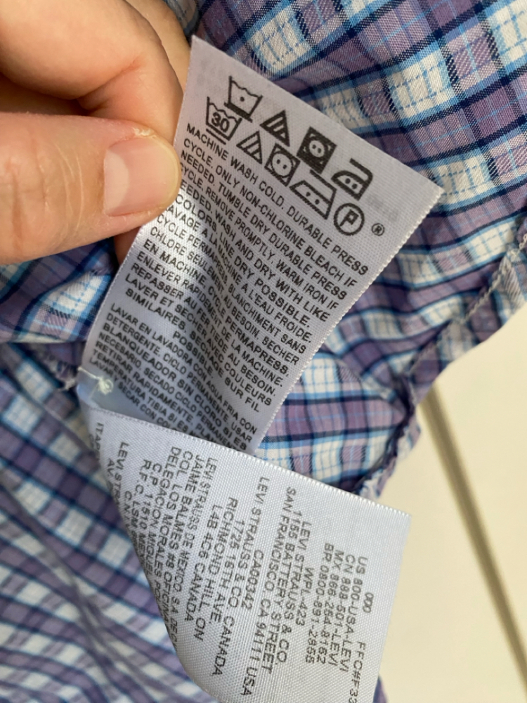 Levi's Checkered blouse