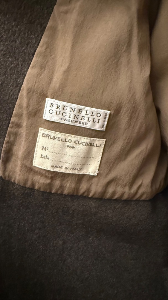 Brunello Cucinelli Kaschmirmantel mit abnehmbarer Kapuze