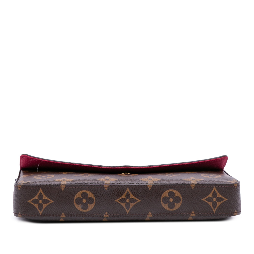 Louis Vuitton Felicie Canvas Pouch Clutch Monogram