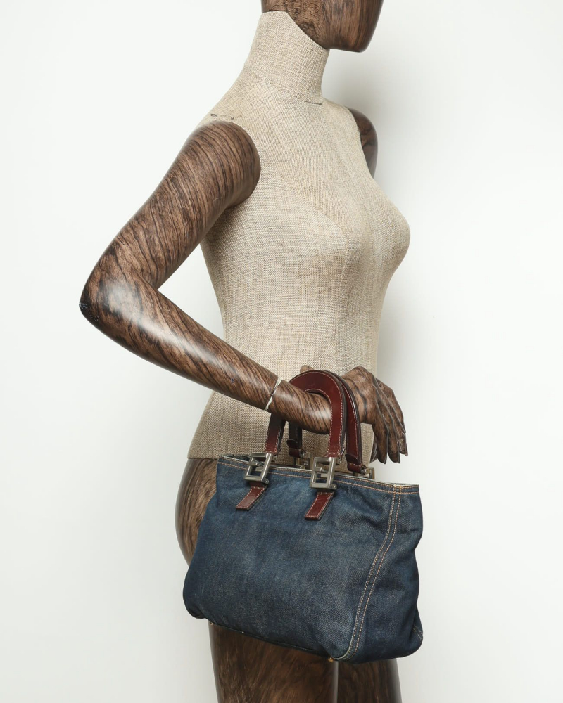 Fendi Denim Tote Bag