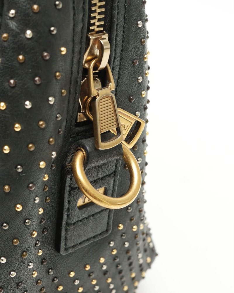 Saint Laurent Studded Y Boston Bag