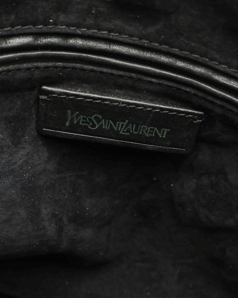 Saint Laurent Studded Y Boston Bag