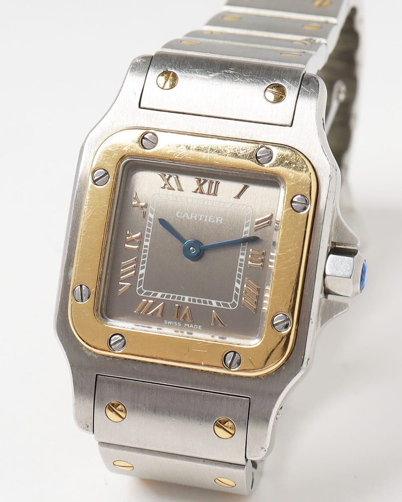 Cartier Santos Galbée 24mm Ref 1057930 Rare Dial Watch