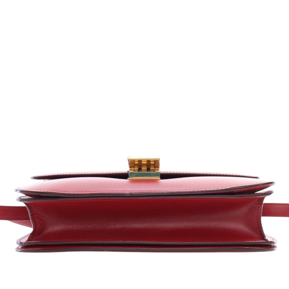 Celine B Celine Red Calf Leather Medium skin Classic Box Italy