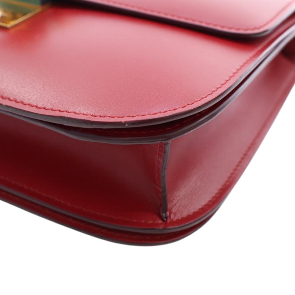 Celine B Celine Red Calf Leather Medium skin Classic Box Italy