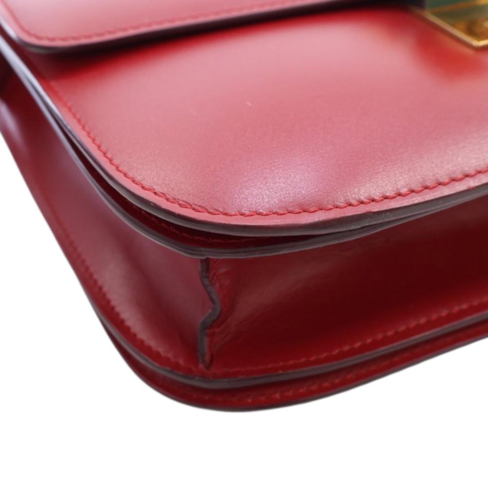 Celine B Celine Red Calf Leather Medium skin Classic Box Italy