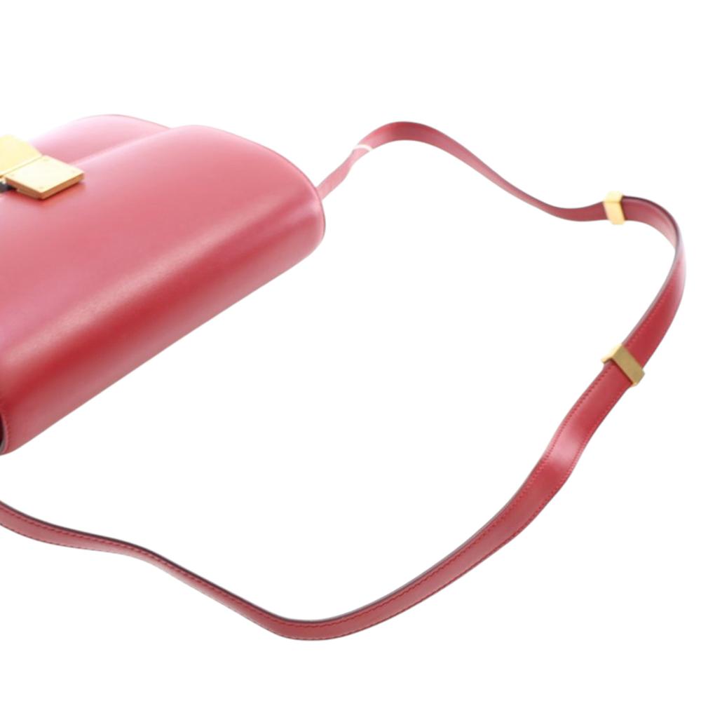 Celine B Celine Red Calf Leather Medium skin Classic Box Italy