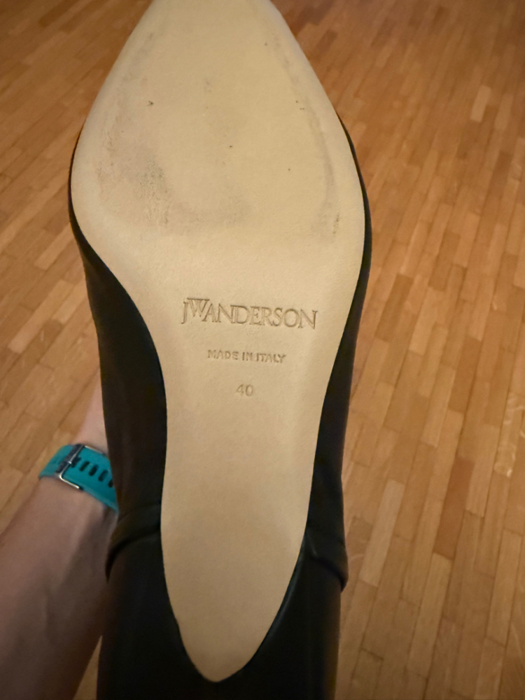 J W Anderson Bottes motardes à petit talon