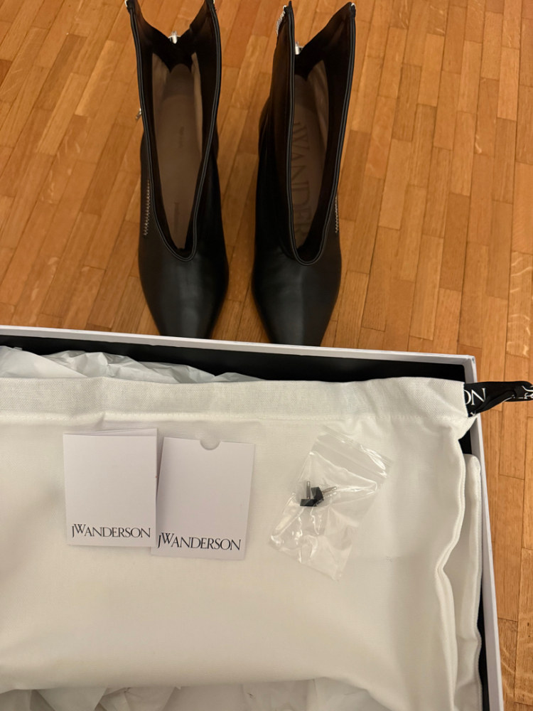 J W Anderson Bottes motardes à petit talon