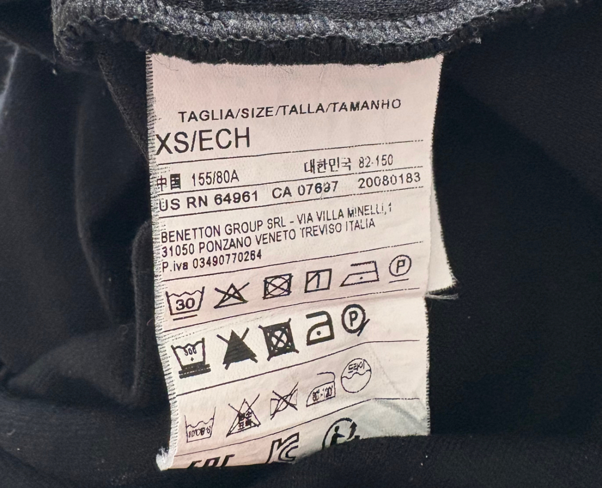 Benetton Gerades Kleid