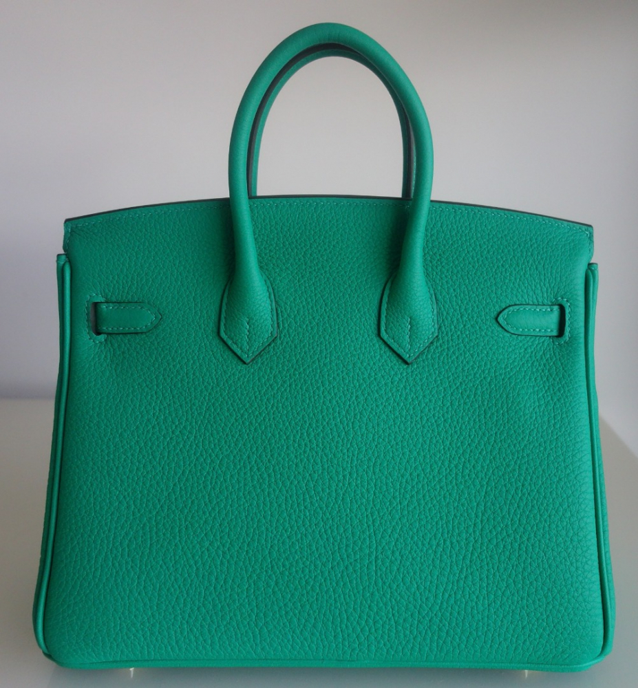 Hermès Sac Hermes Birkin 25 menthe