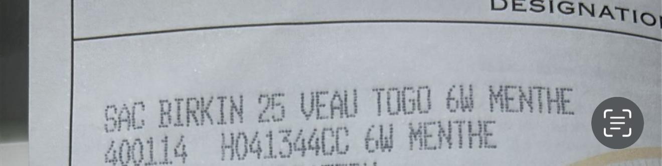 Hermès Sac Hermes Birkin 25 menthe