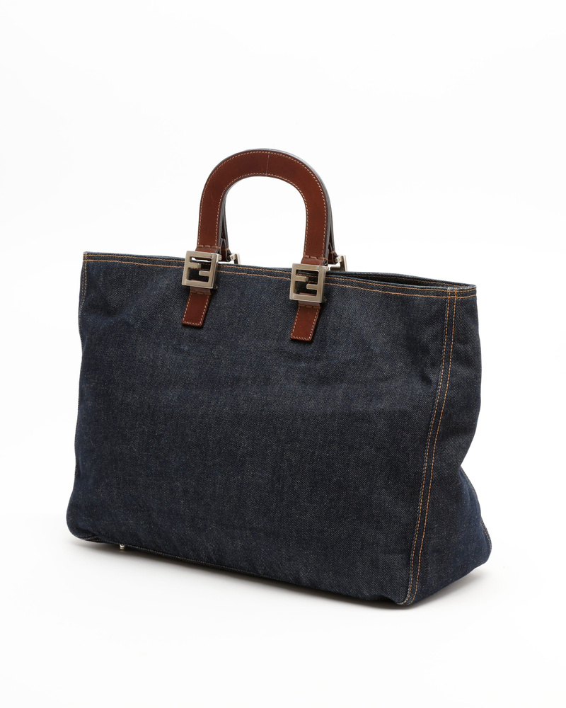 Fendi Denim Tote Bag
