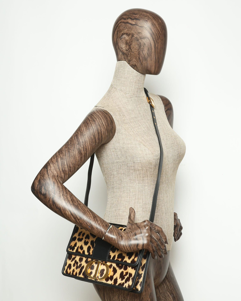 Christian Dior Leopard 30 Montaigne Bag