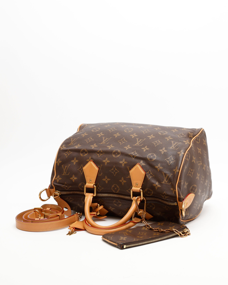 Louis Vuitton Monogram Speedy P9 Bandoulière 40 Weekend Bag