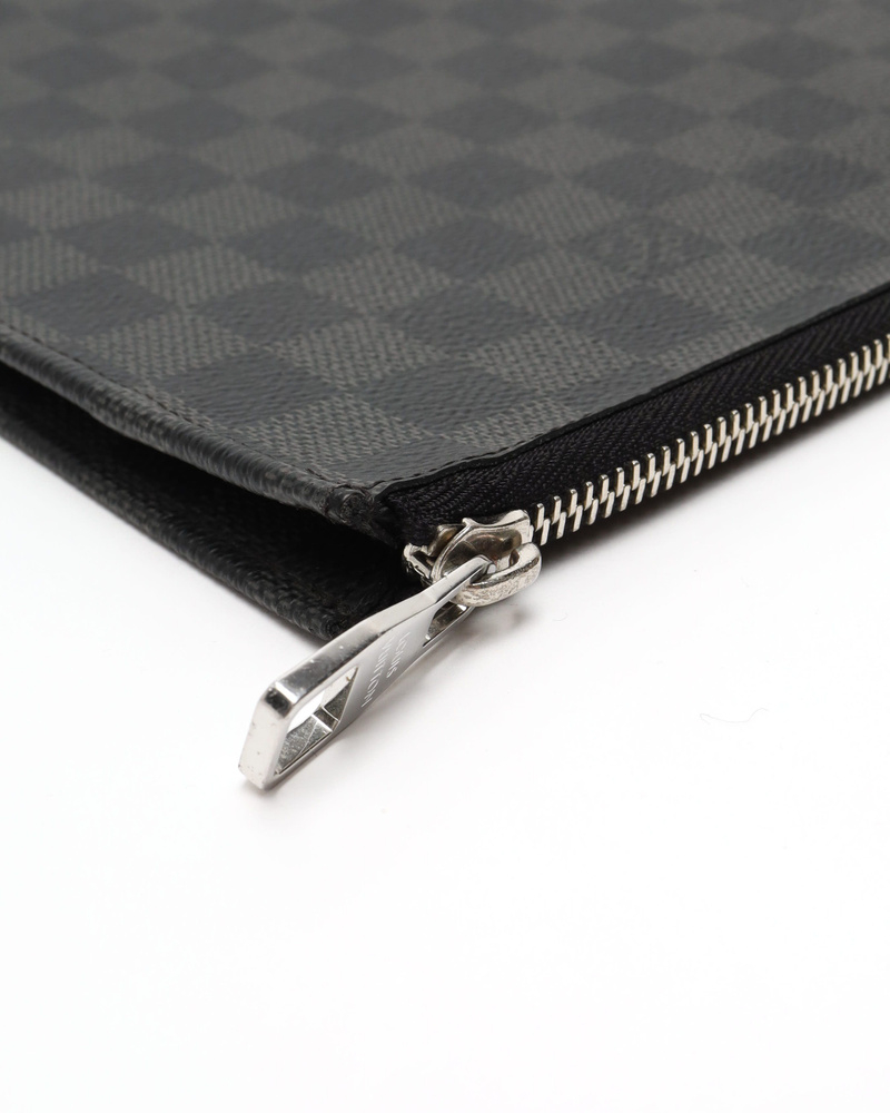 Louis Vuitton Damier Graphite Laptop Case, size 15-Inch