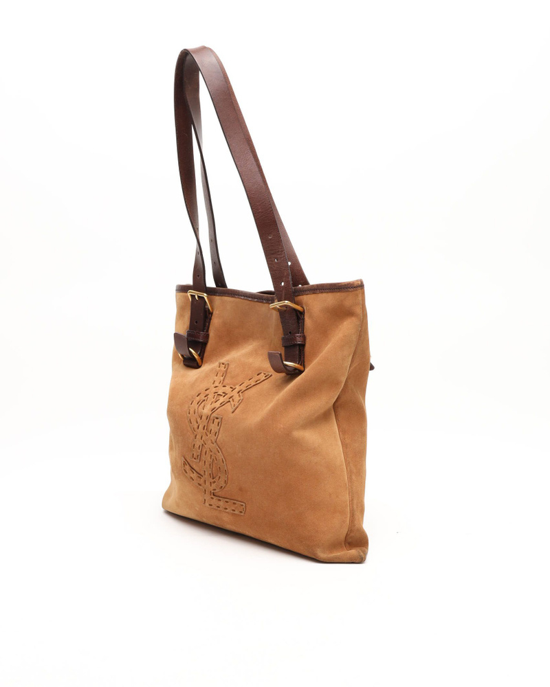 Saint Laurent Suede Kahala Tote Bag