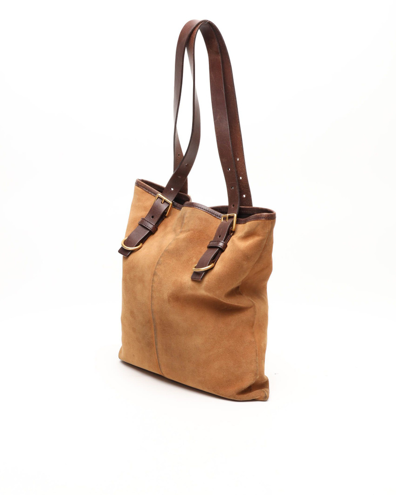 Saint Laurent Suede Kahala Tote Bag