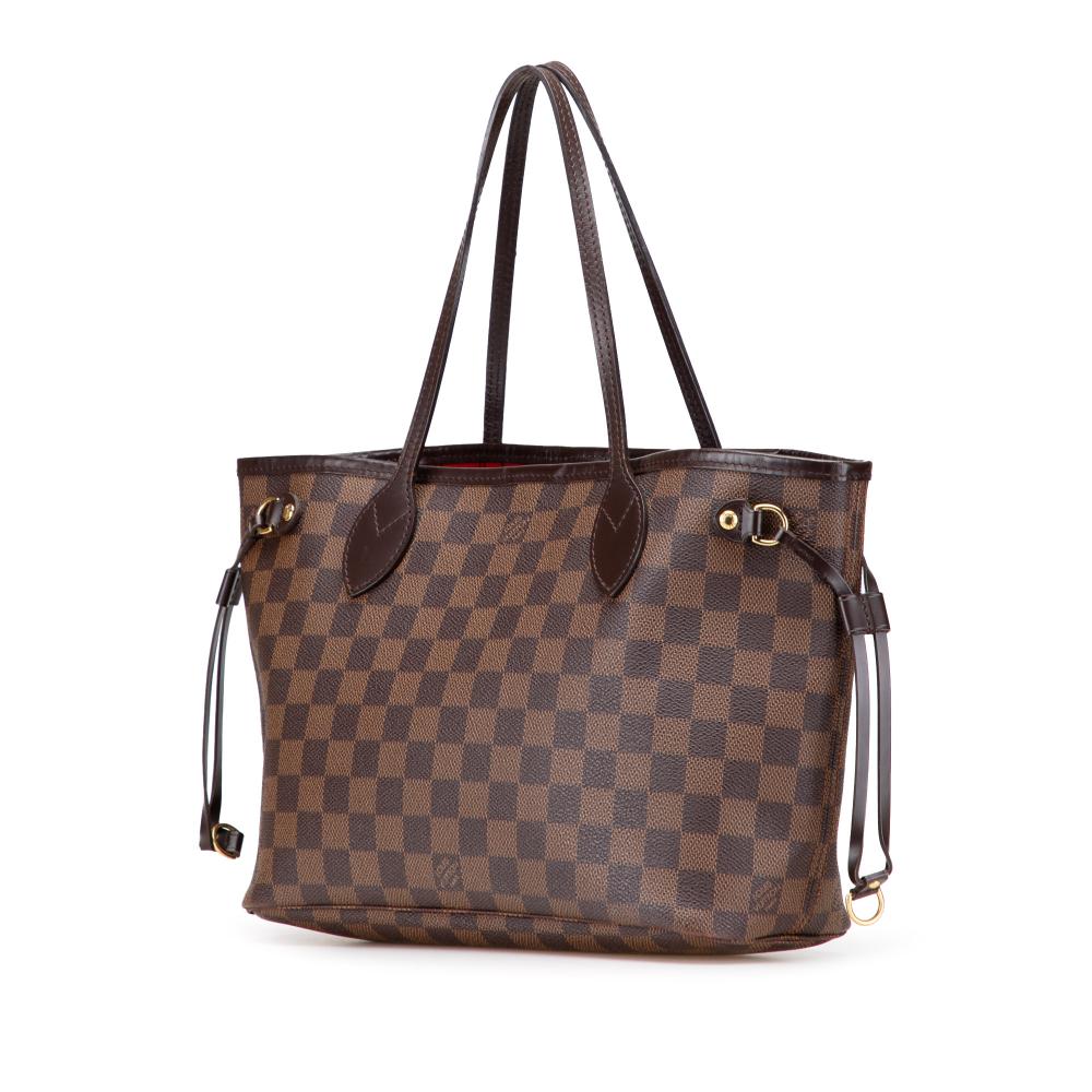 Louis Vuitton B Louis Vuitton Brown Damier Canvas Canvas Damier Ebene Neverfull PM United States