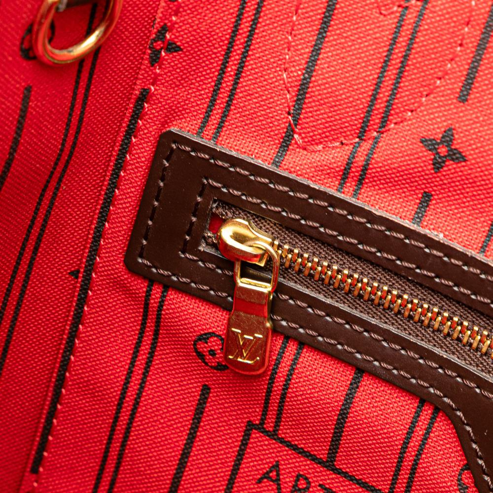 Louis Vuitton B Louis Vuitton Brown Damier Canvas Canvas Damier Ebene Neverfull PM United States