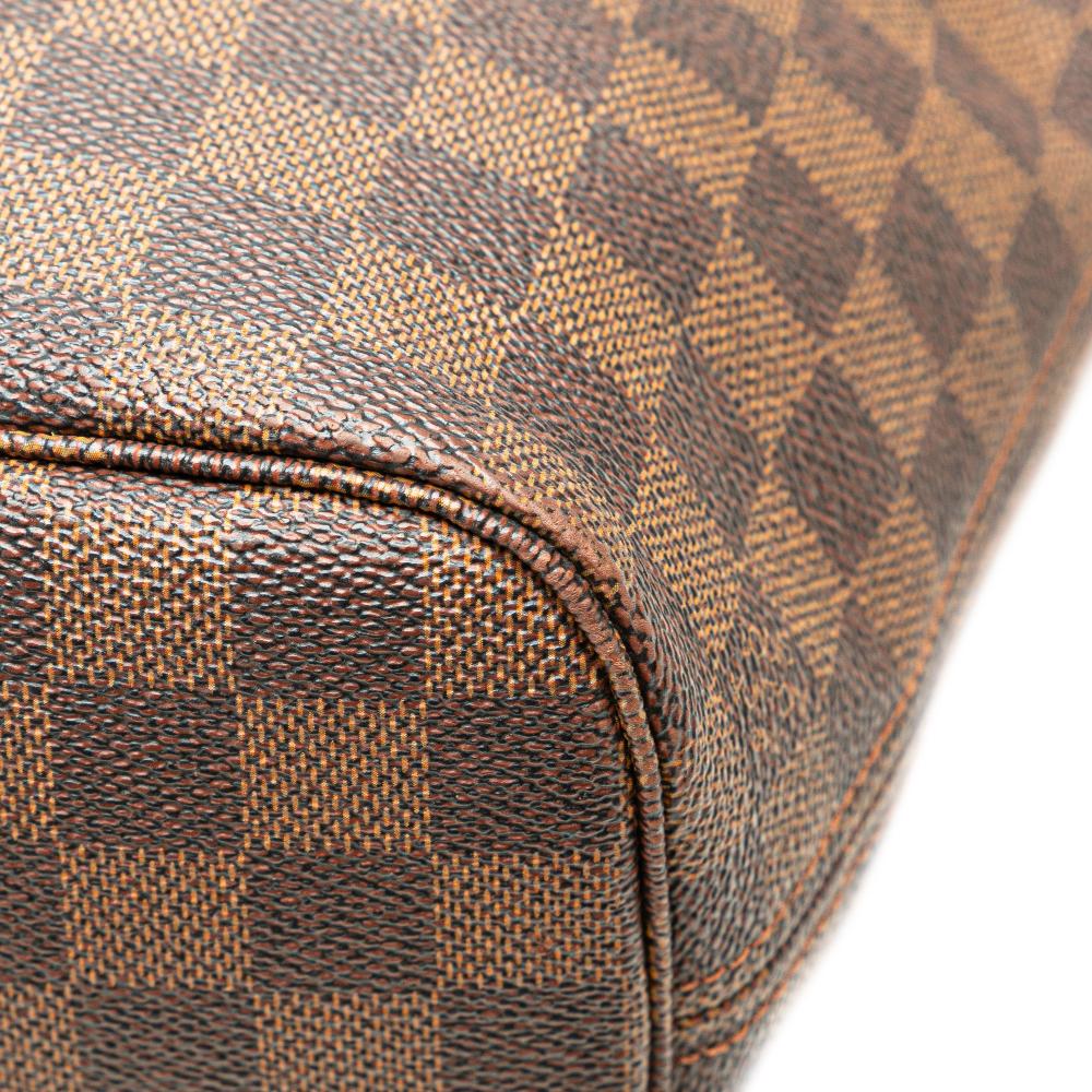 Louis Vuitton B Louis Vuitton Brown Damier Canvas Canvas Damier Ebene Neverfull PM United States