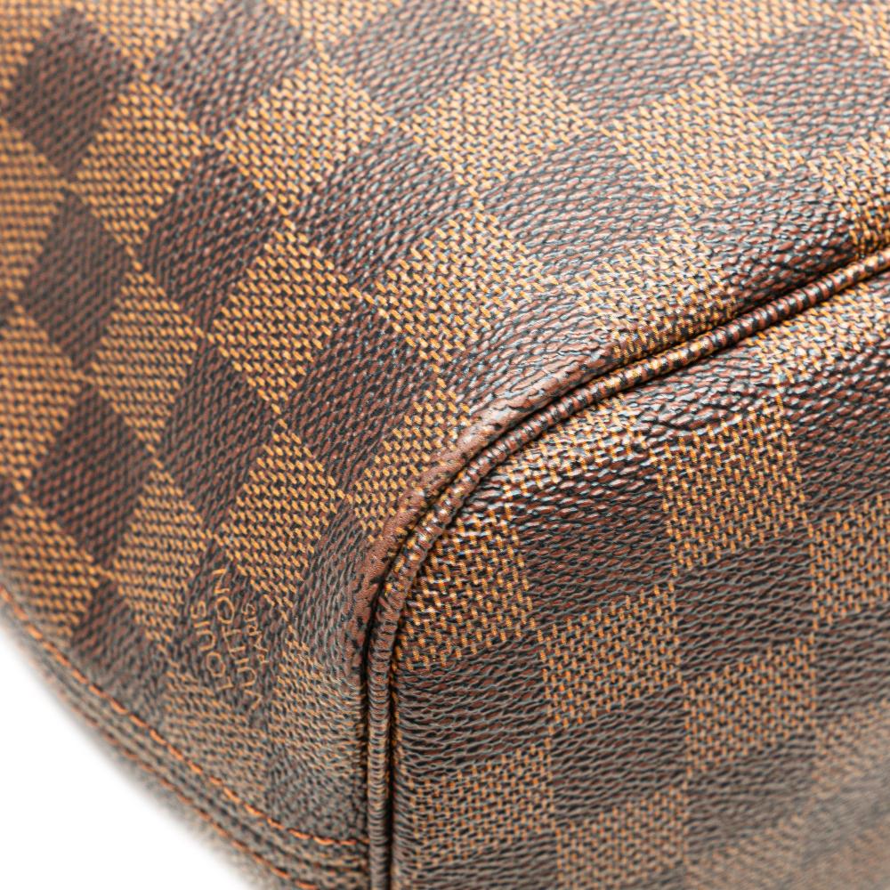 Louis Vuitton B Louis Vuitton Brown Damier Canvas Canvas Damier Ebene Neverfull PM United States