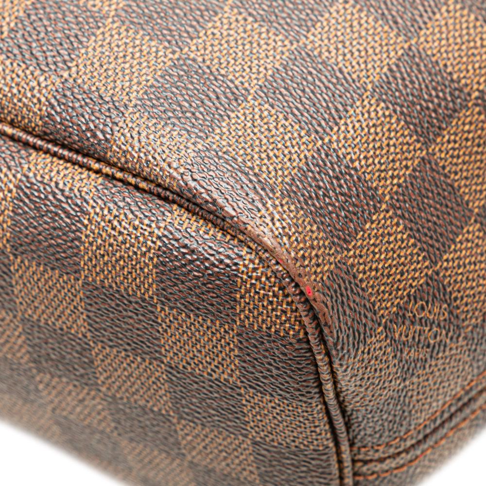 Louis Vuitton B Louis Vuitton Brown Damier Canvas Canvas Damier Ebene Neverfull PM United States