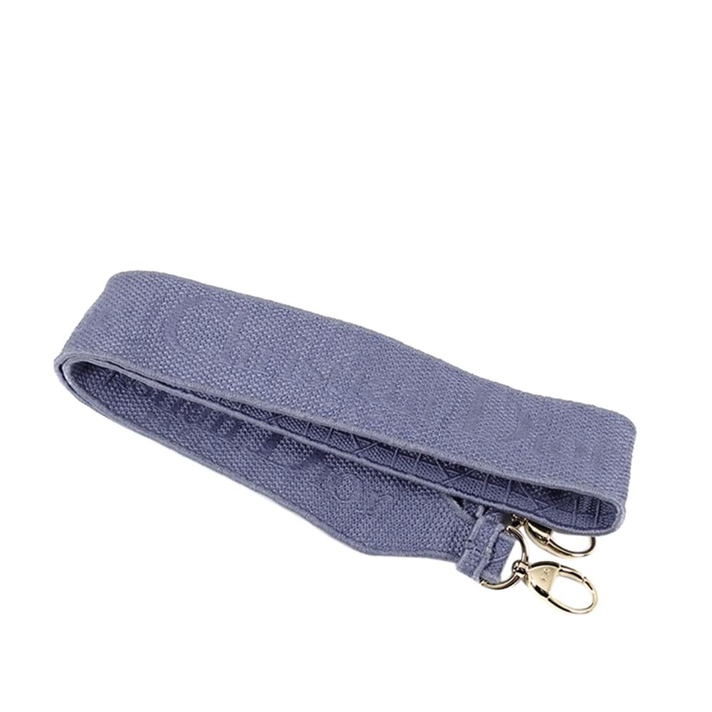 Christian Dior B Dior Purple Light Purple Cotton Fabric Medium Canvas Cannage Lady D Lite Italy