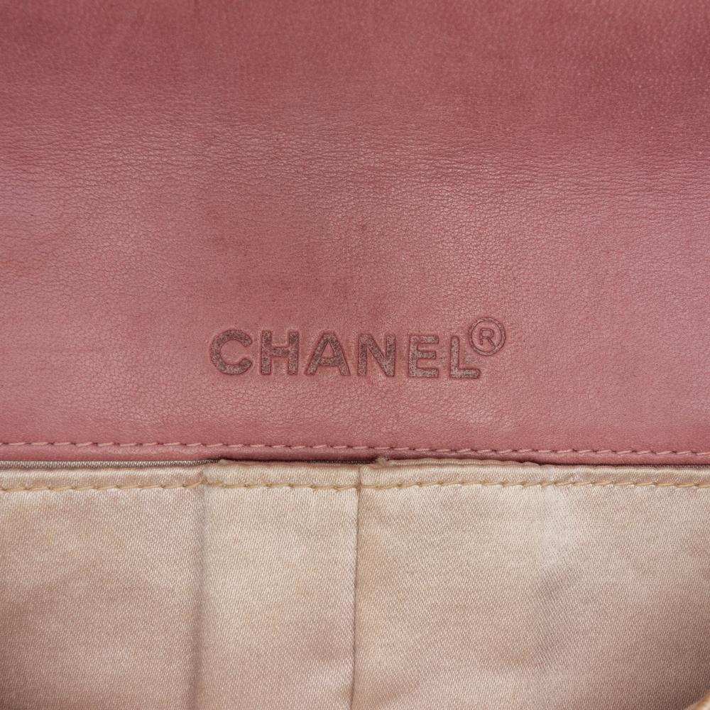 Chanel B Chanel Pink Nylon Fabric New Travel Line East West Flap France
