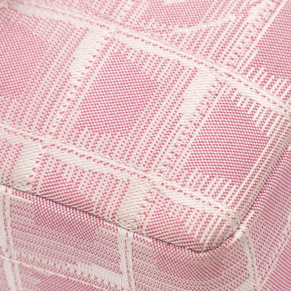 Chanel B Chanel Pink Nylon Fabric New Travel Line East West Flap France