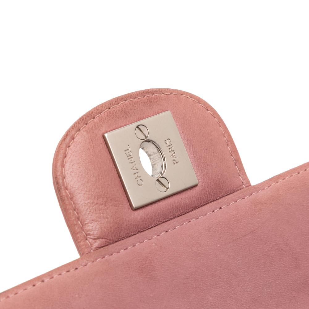 Chanel B Chanel Pink Nylon Fabric New Travel Line East West Flap France