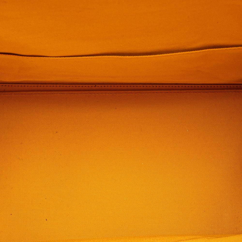 Goyard B Goyard Blue Coated Canvas Fabric Goyardine Saint Leger Backpack France