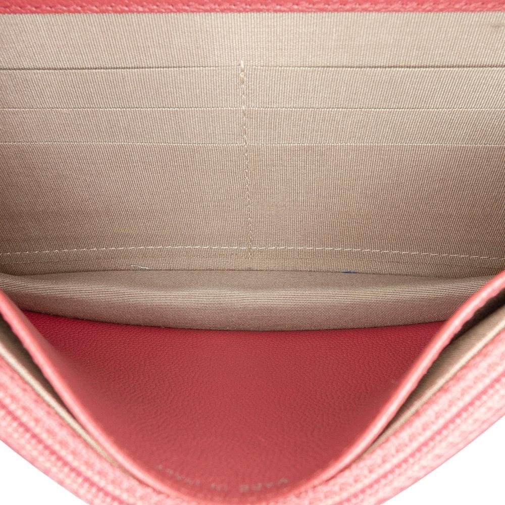 Chanel B Chanel Red Caviar Leather Leather CC Caviar Sevruga Wallet On Chain Italy