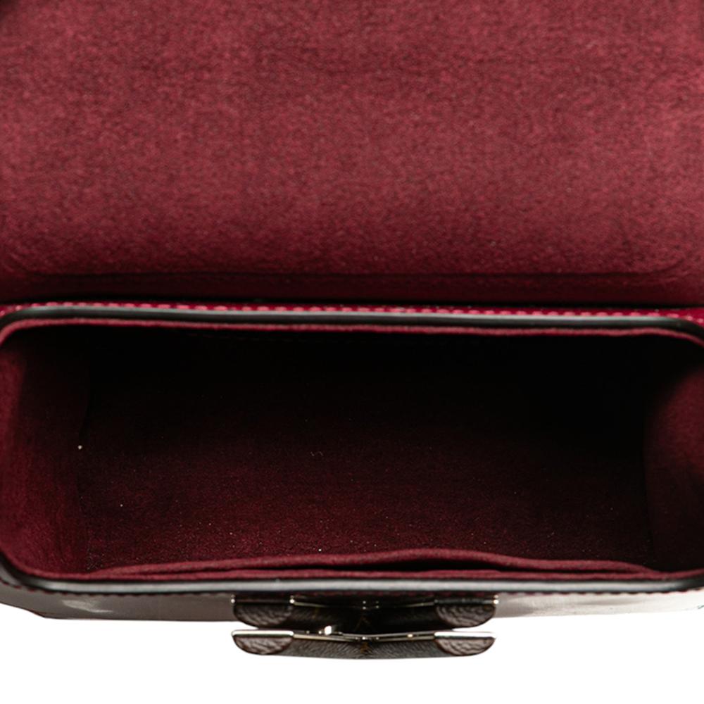 Louis Vuitton B Louis Vuitton Red Vernis Leather Leather Vernis Monogram Twist PM France