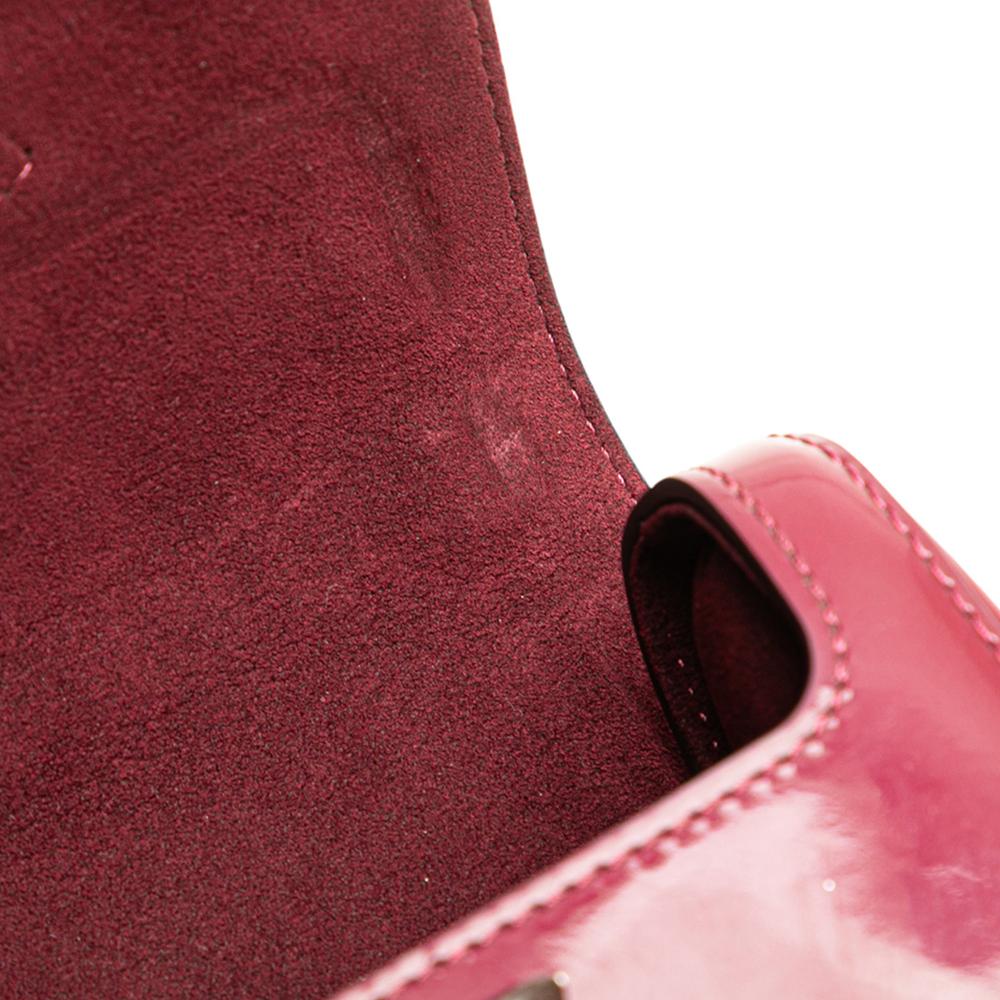 Louis Vuitton B Louis Vuitton Red Vernis Leather Leather Vernis Monogram Twist PM France