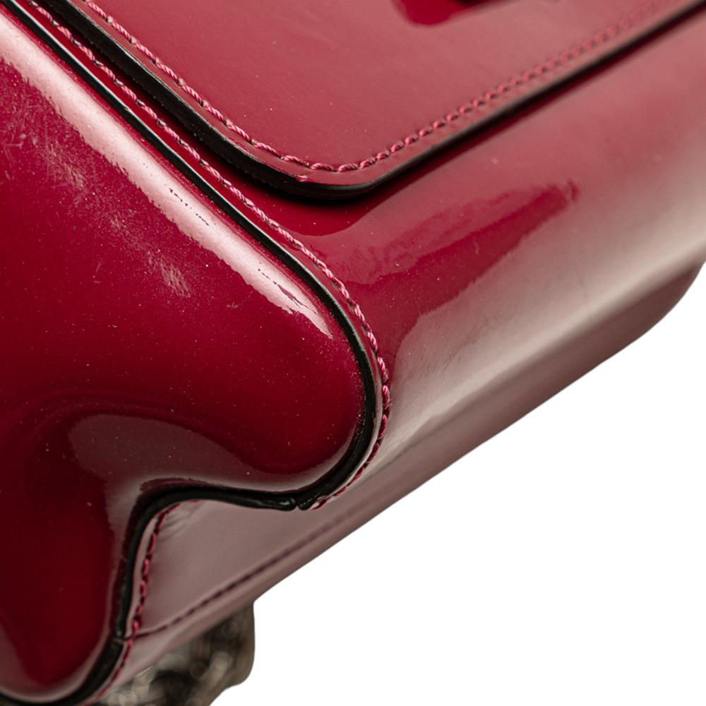 Louis Vuitton B Louis Vuitton Red Vernis Leather Leather Vernis Monogram Twist PM France