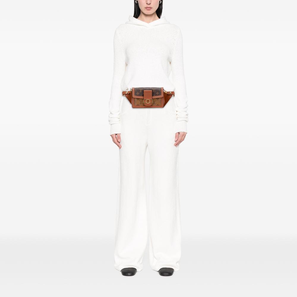 Louis Vuitton B Louis Vuitton Brown Monogram Canvas Fabric Monogram Reverse Dauphine Bumbag Spain