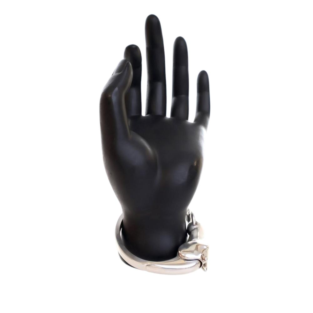 Hermès AB Hermès Silver SV925 / Sterling Silver Metal Sterling Silver Galop Bracelet Italy