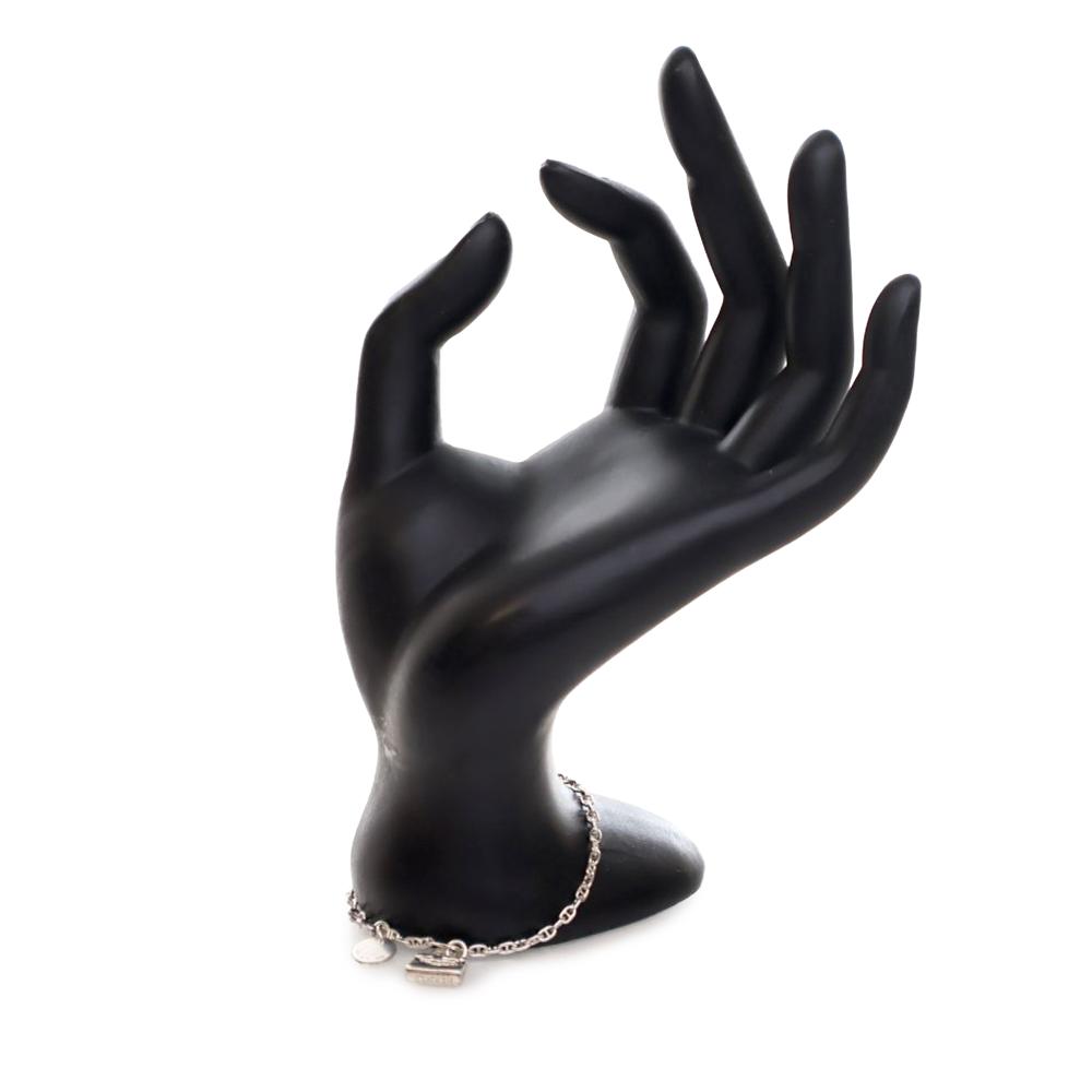 Hermès AB Hermès Silver SV925 / Sterling Silver Metal Sterling Silver Amulettes Kelly Bracelet Italy