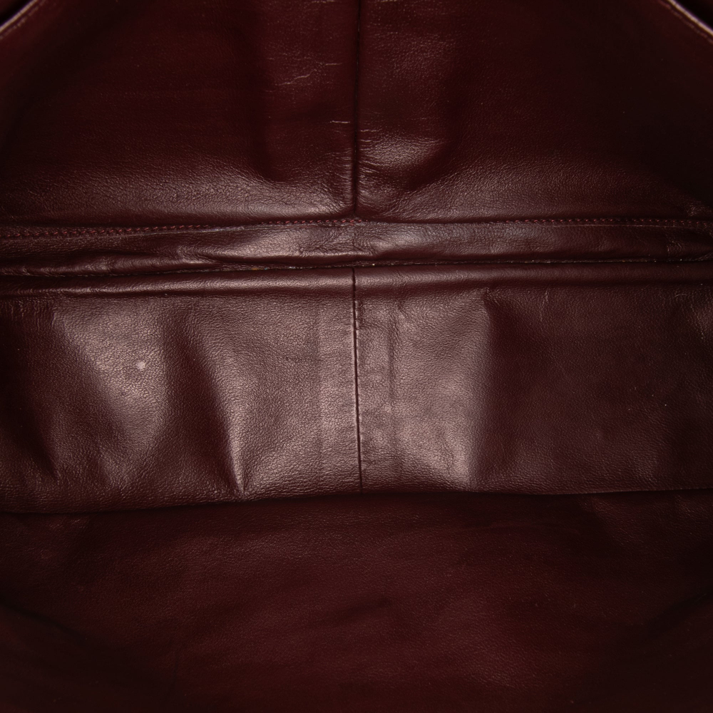 Chanel Classic Double Flap Jumbo Matelassè Caviar Leather Flap Handbag Black