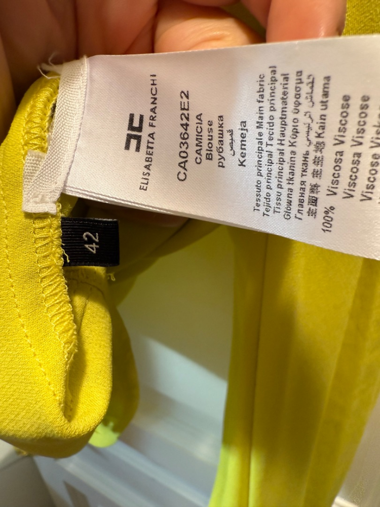 Elisabetta Franchi Long-sleeve cropped blouse