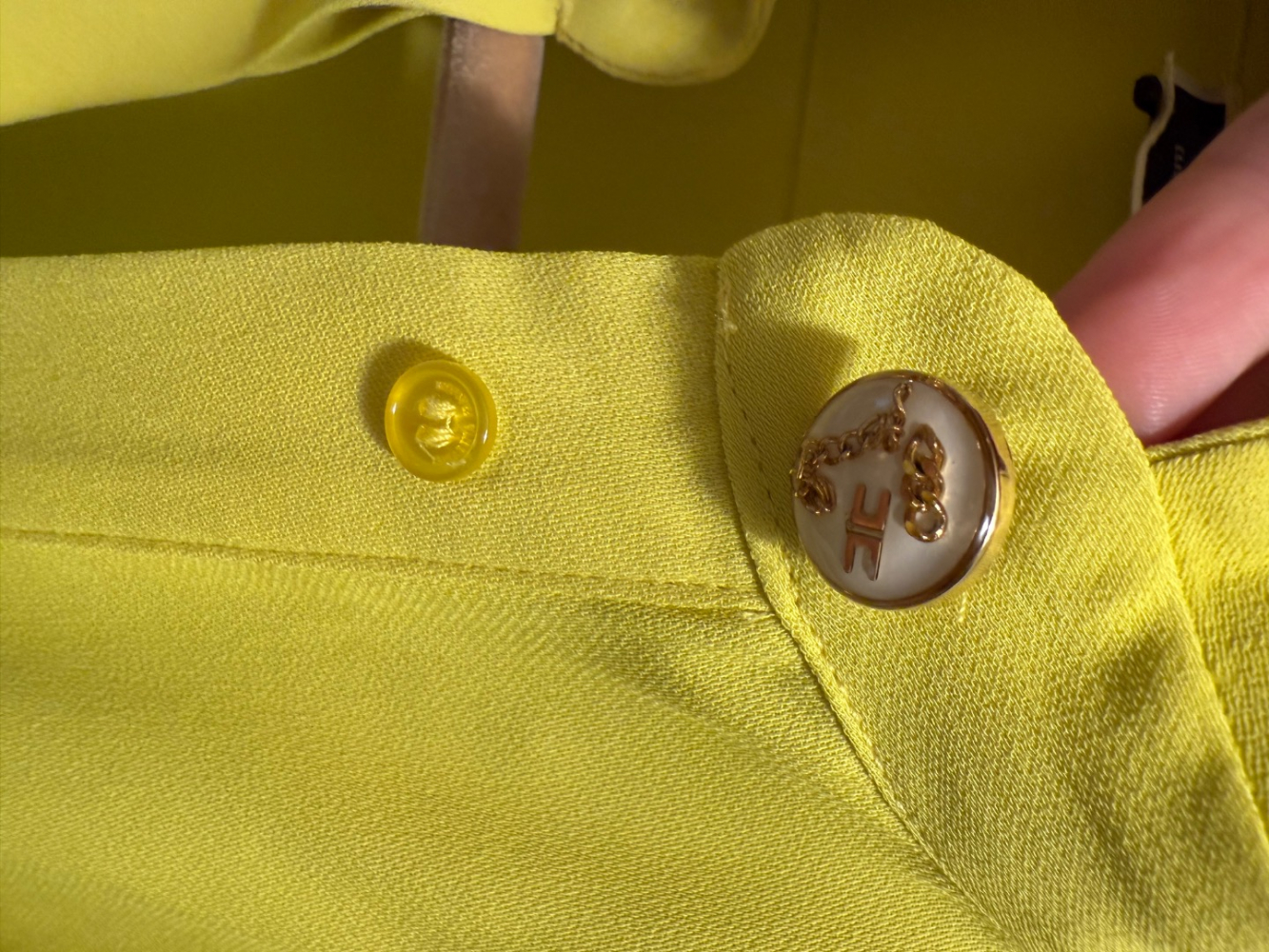 Elisabetta Franchi Long-sleeve cropped blouse