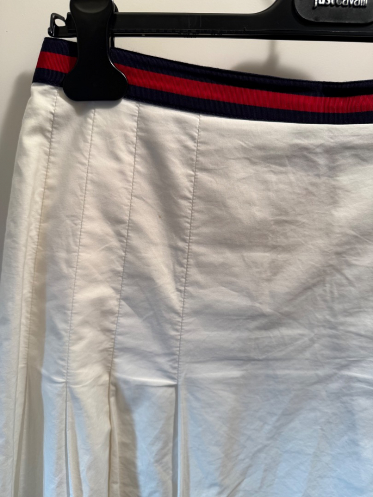 Gucci Jupe en coton plis devant et derrière