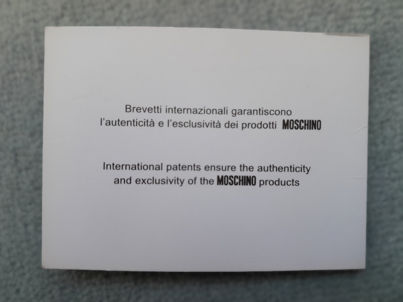 CHEAP & CHIC Moschino Automne