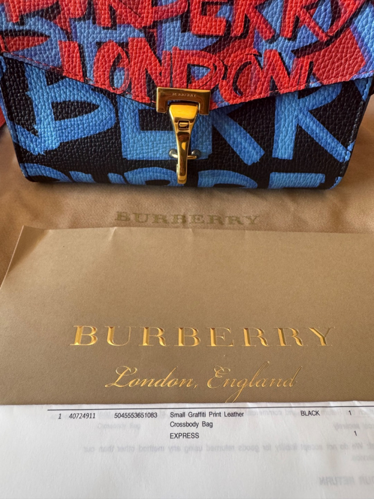 Burberry Graffiti limited edition bag